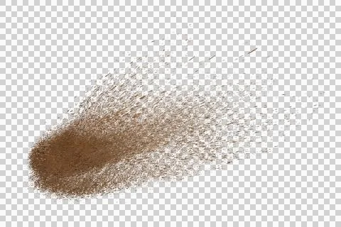 Mud splash isolated transparency background. Stock Illustration