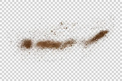 Mud splash isolated transparency background. Stock Illustration