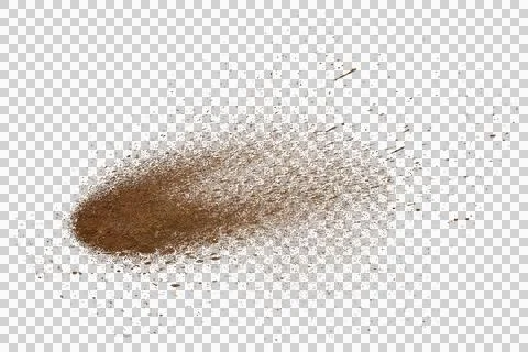Mud splash isolated transparency background. Stock Illustration
