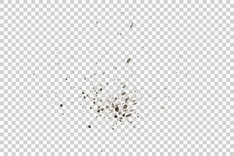 Mud splash isolated transparency background. Stock Illustration