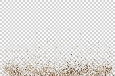 Mud splash isolated transparency background. Stock Illustration