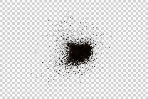 Mud splash isolated transparency background. Illustrazione stock