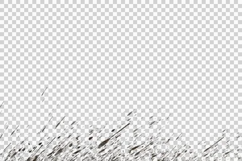Mud splash isolated transparency background.. Illustrazione stock