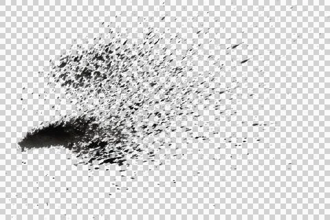 Mud splash isolated transparency background.. Stock Illustration