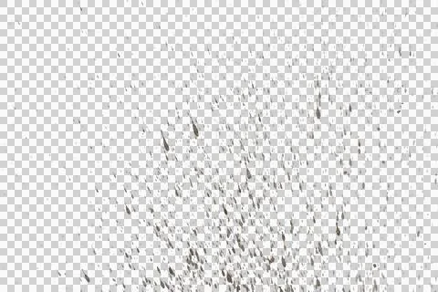 Mud splash isolated transparency background. Stock Illustration