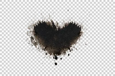 Mud splash isolated transparency background.. Stock Illustration