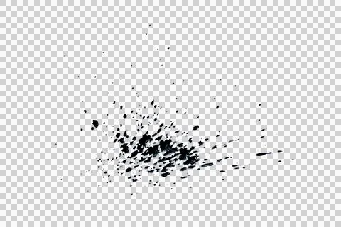 Mud splash isolated transparency background.. Stock Illustration