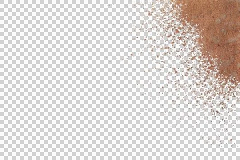 Mud splash isolated transparency background.. Stock Illustration