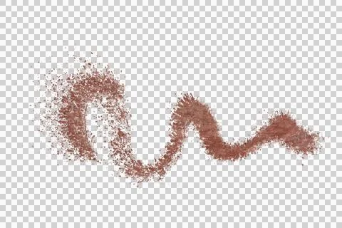 Mud splash isolated transparency background.. Stock Illustration