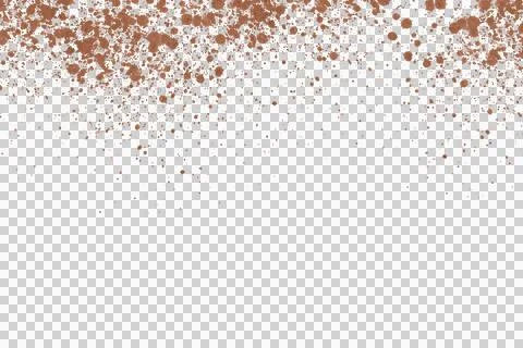Mud splash isolated transparency background.. Stock Illustration