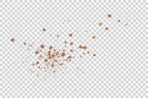 Mud splash isolated transparency background.. Stock Illustration