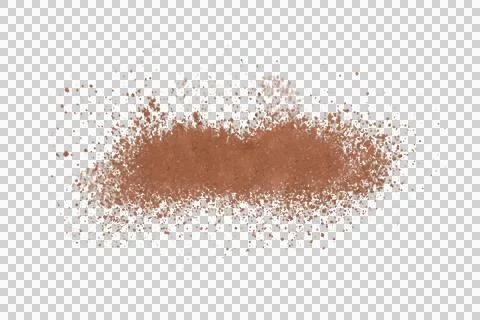 Mud splash isolated transparency background.. Stock Illustration