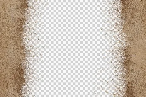 Mud splash isolated transparency background. Stock Photos