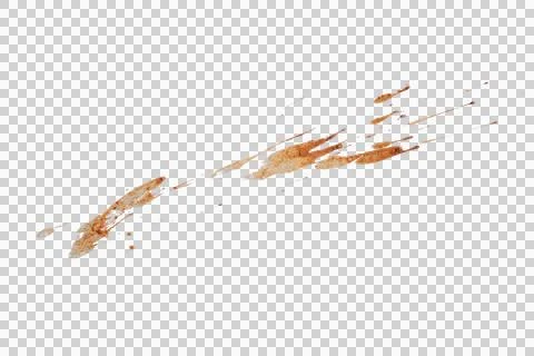 Mud splash isolated transparency background. Stock Photos