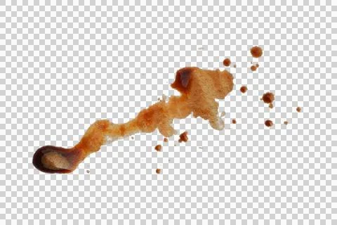 Mud splash isolated transparency background. Stock Photos