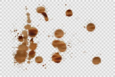 Mud splash isolated transparency background. Foto stock