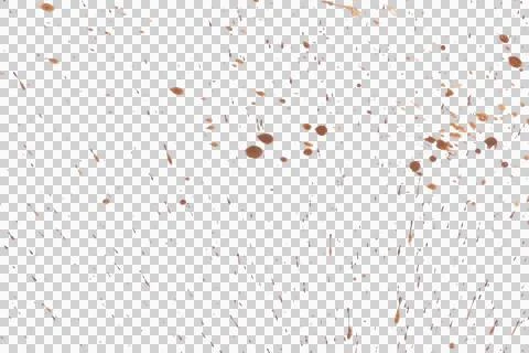 Mud splash isolated transparency background. Foto stock