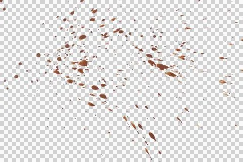 Mud splash isolated transparency background. Stock-Fotos