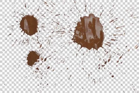 Mud splash isolated transparency background. Stock-Fotos