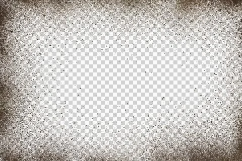 Mud splash isolated transparency background. Stock Photos