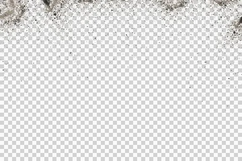 Mud splash isolated transparency background. 写真素材