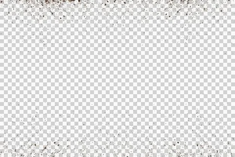 Mud splash isolated transparency background. Stock Photos