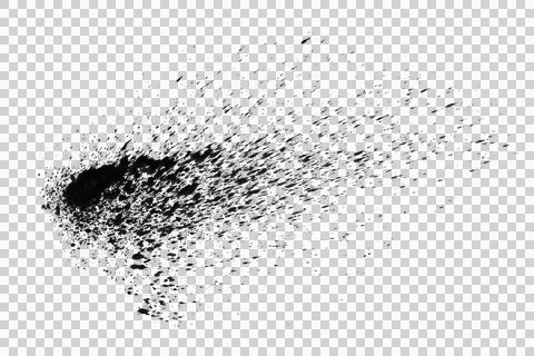 Mud splash isolated transparency background.. 스톡 사진