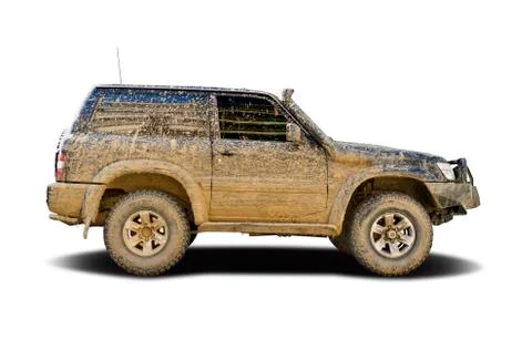 Mud Splatter SUV Stock Photos