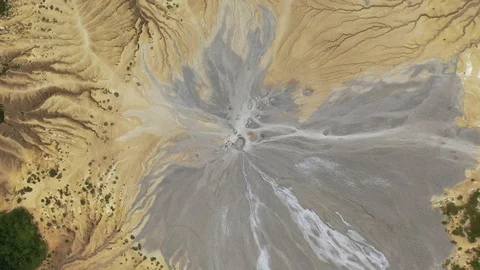 Mud Volcano in Buzau Stock Footage 119767001