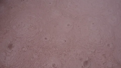 Mud Volcano or Mud Dome at Sol de Mañana (Morning Sun) Geysers in Uyuni, Bolivia 스톡 동영상 102909819