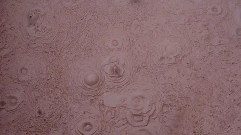 Mud Volcano or Mud Dome at Sol de Mañana (Morning Sun) Geysers in Uyuni, Bolivia 스톡 동영상 102909872