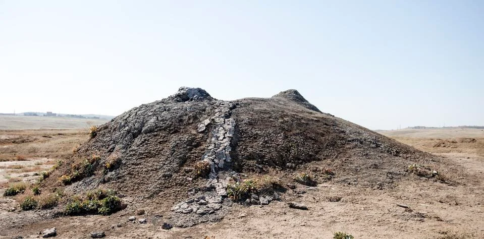 Mud volcano Stock Photos