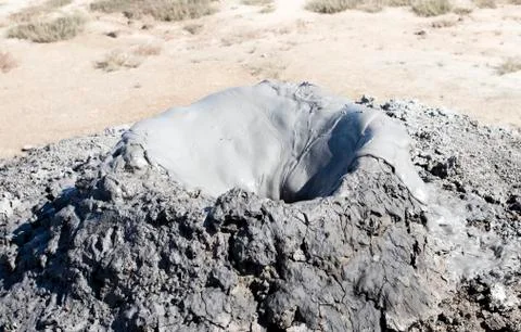 Mud volcano Stock Photos