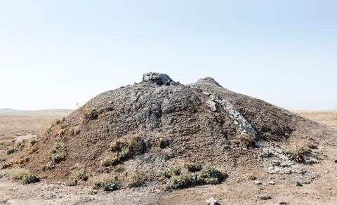 Mud volcano Stock Photos