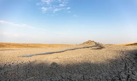 Mud volcano Stock Photos