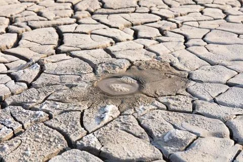 Mud volcano Stock Photos