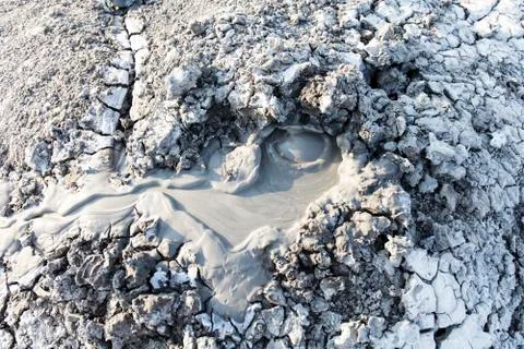 Mud volcano Stock Photos