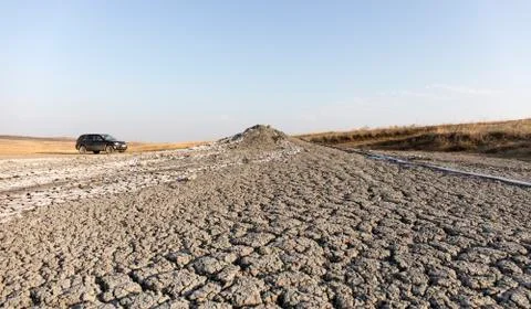 Mud volcano Stock Photos