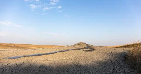 Mud volcano Stock Photos