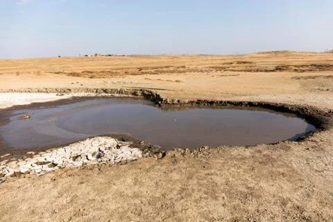 Mud volcano Stock Photos