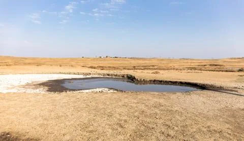 Mud volcano Stock Photos