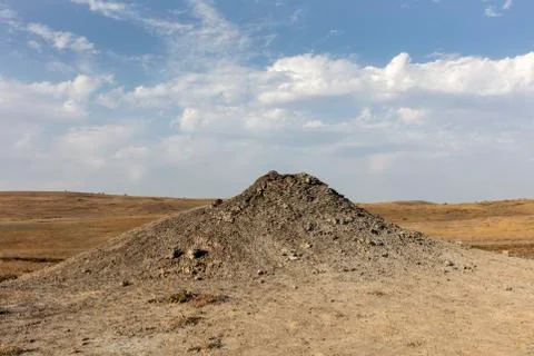 Mud volcano Stock Photos