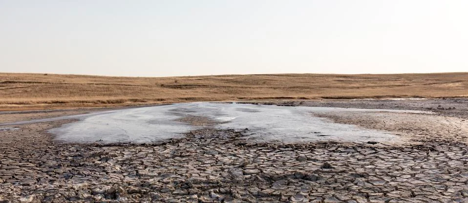 Mud volcano Stock Photos