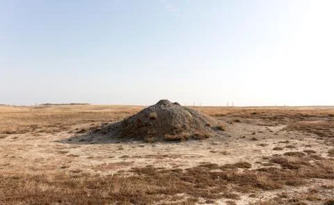 Mud volcano Stock Photos