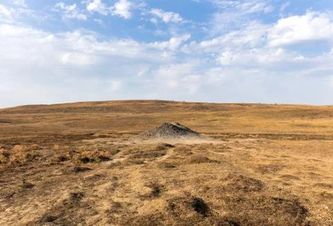 Mud volcano Stock Photos