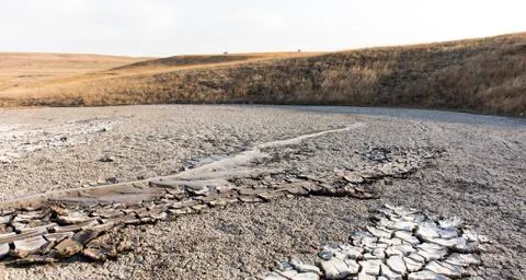Mud volcano Stock Photos