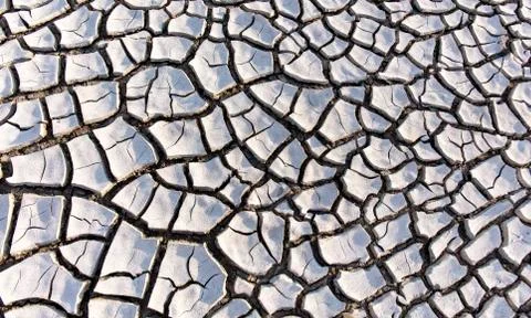 Mud volcano Foto stock