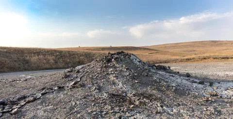 Mud volcano Stock Photos