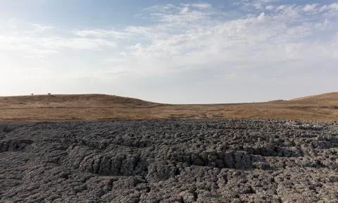 Mud volcano Stock Photos