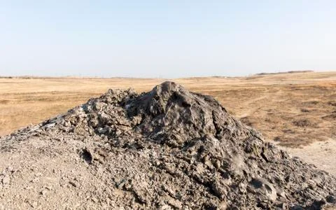 Mud volcano Stock Photos